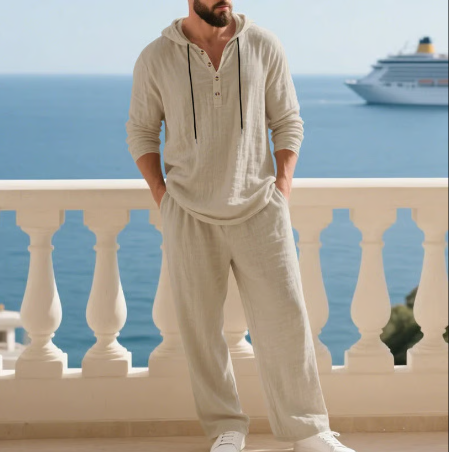 LAURENT MONACO | ENSEMBLE EN LIN POUR HOMMES