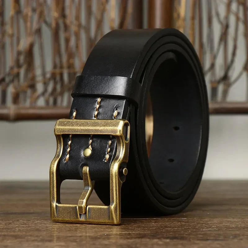 LAURENT MONACO | CEINTURE EN CUIR HERITAGE POUR HOMMES