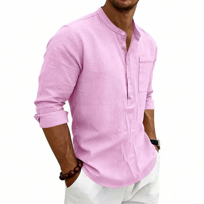 LAURENT MONACO | CHEMISE D'ÉTÉ CLASSIQUE POUR HOMMES