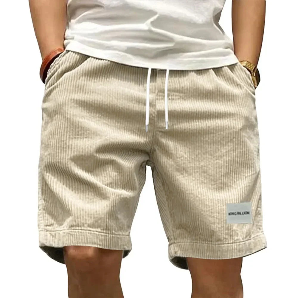 LAURENT MONACO | SHORTS CARGO EN CORDUROY POUR HOMMES