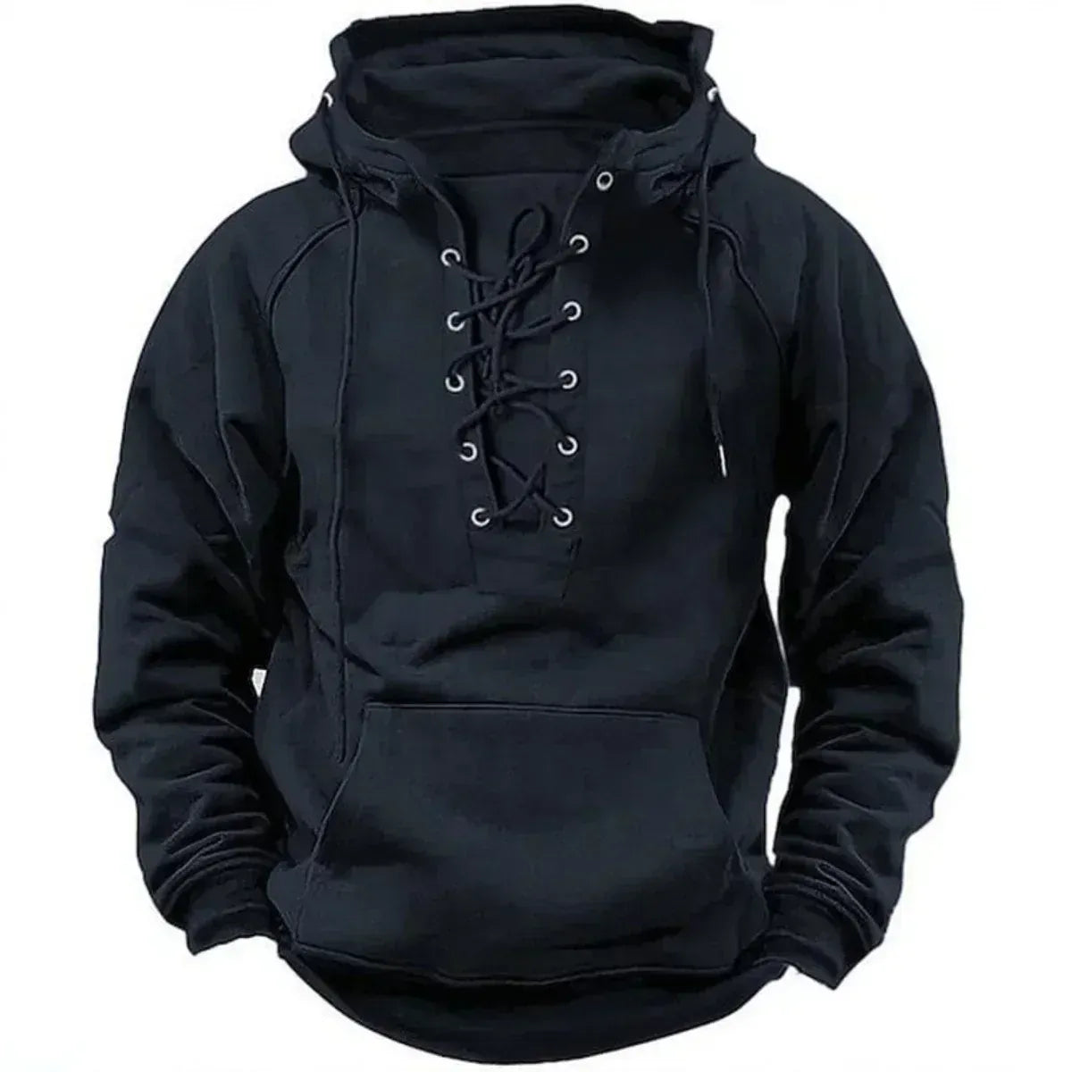 LAURENT MONACO | SWEAT À CAPUCHE VIKING À LACETS POUR HOMME