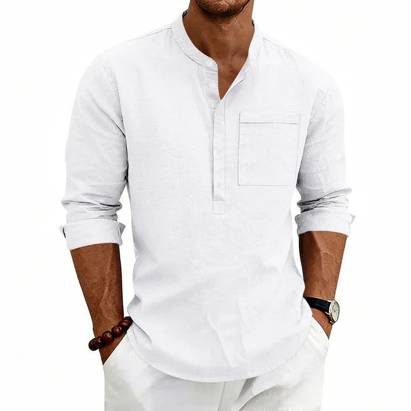 LAURENT MONACO | CHEMISE D'ÉTÉ CLASSIQUE POUR HOMMES