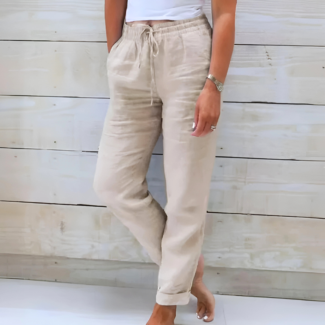 Laura | Pantalones Relajados con Cordón