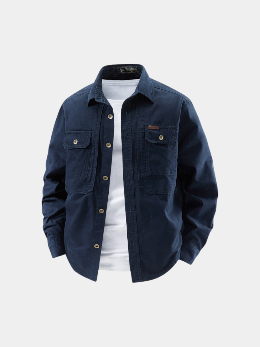 MATTEO | CAMISA UTILITARIA DE MANGA LARGA PARA HOMBRE