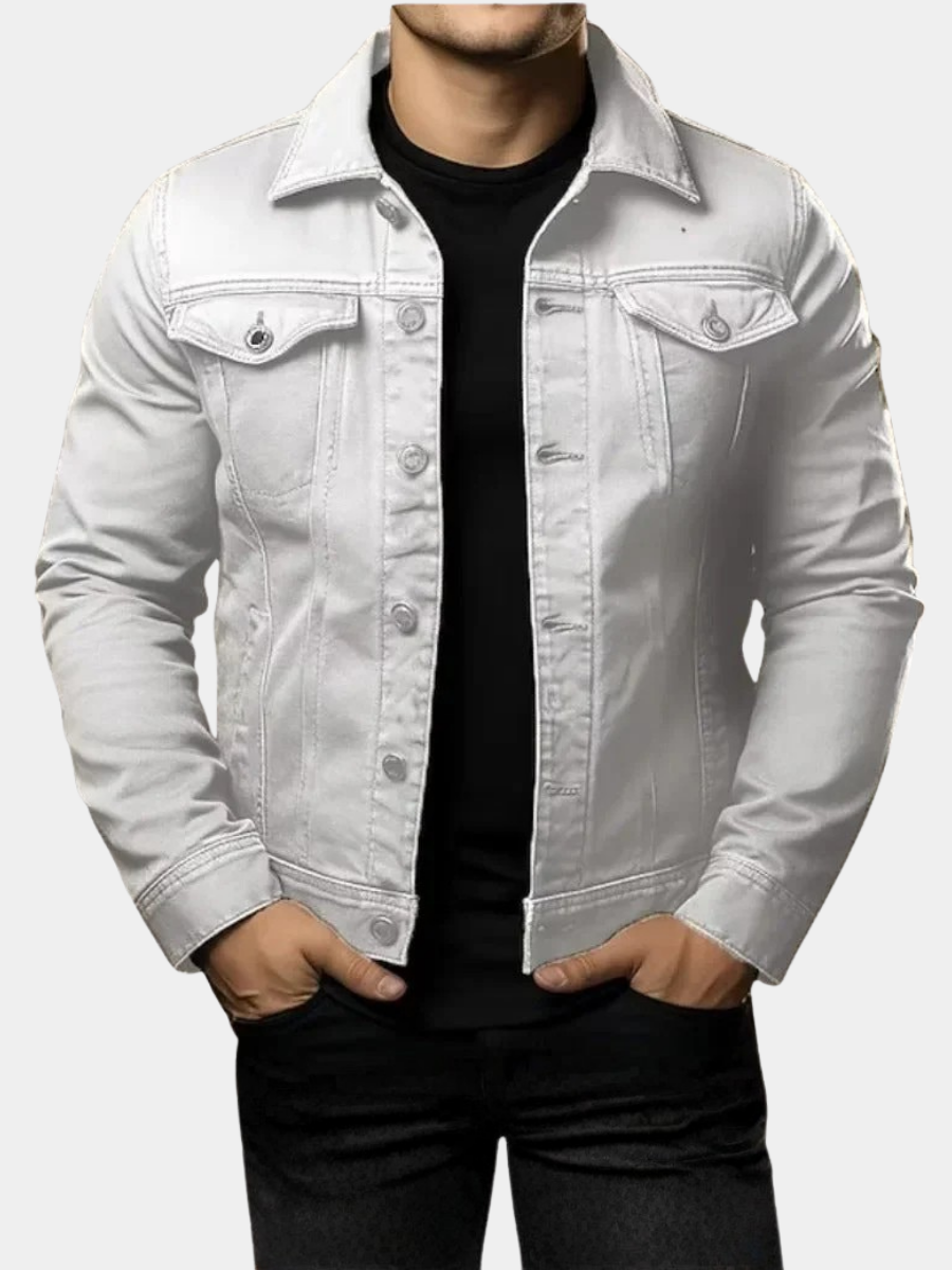 LAURENT MONACO | VESTE EN JEAN CLASSIQUE POUR HOMME