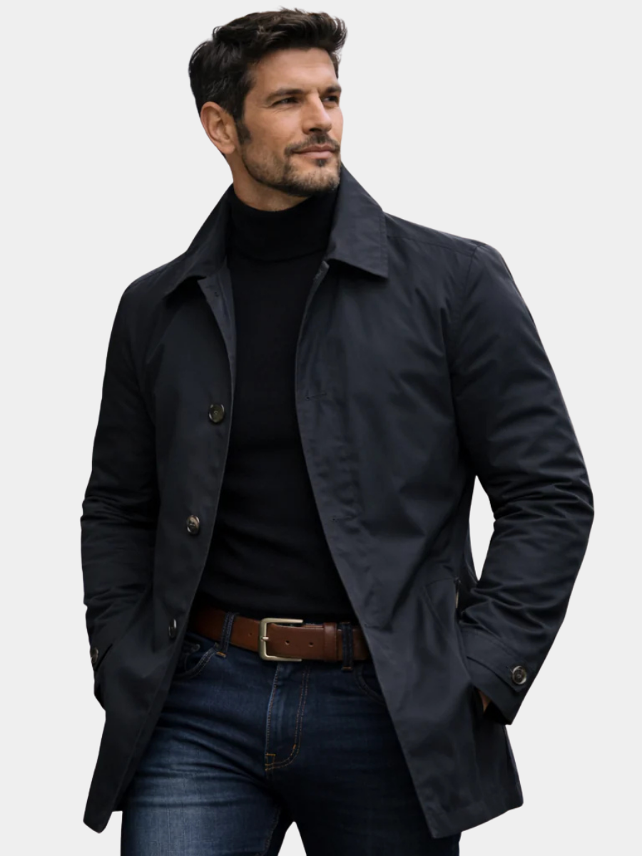 LAURENT MONACO | MANTEAU URBAIN CLASSIQUE POUR HOMME