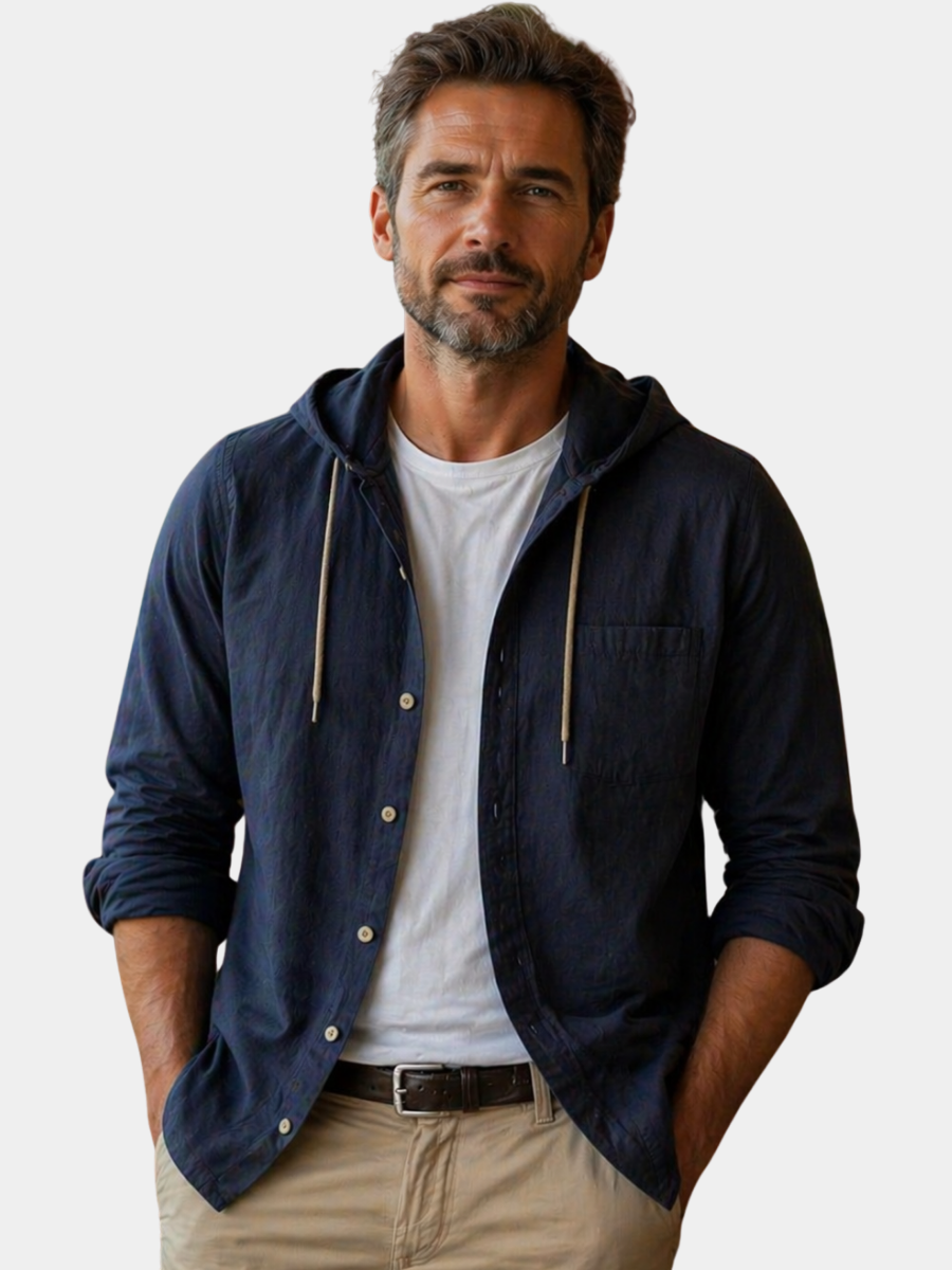 LAURENT MONACO | CHEMISE À CAPUCHE DE MODE POUR HOMMES