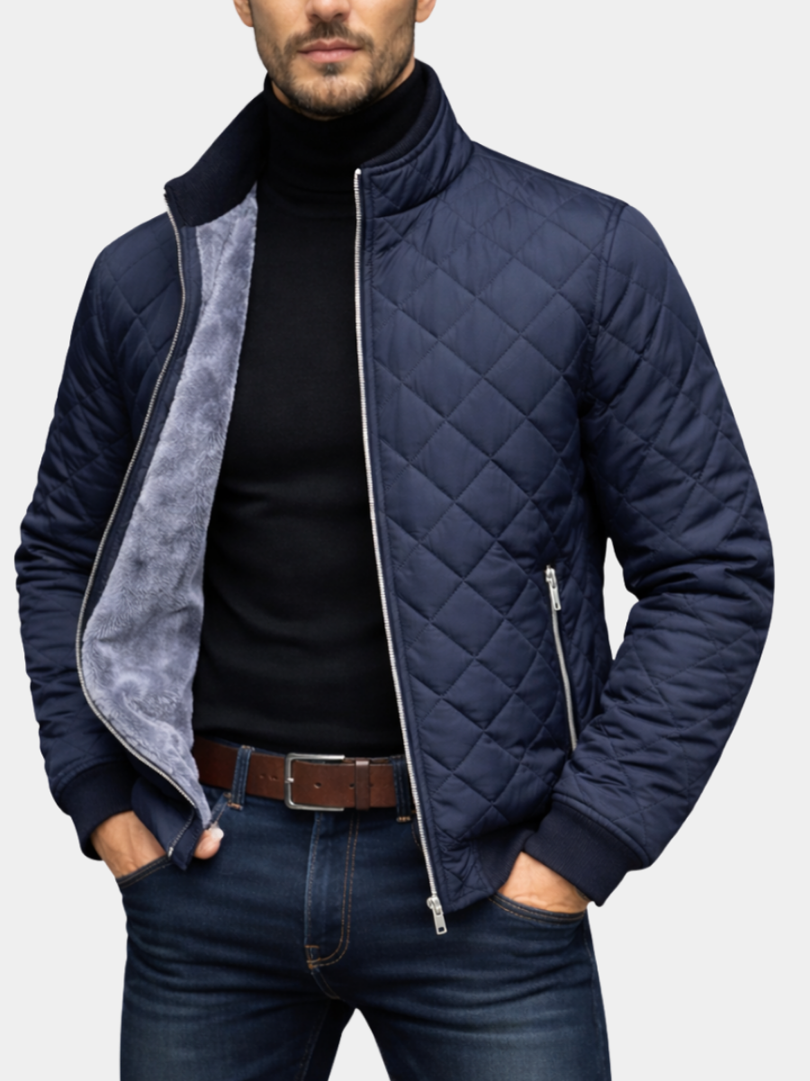 LAURENT MONACO | ÉLÉGANTE VESTE MATELASSÉE D'EXTÉRIEUR POUR HOMME