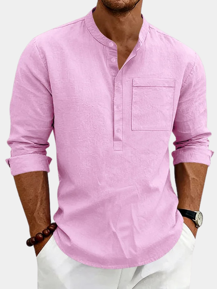 LAURENT MONACO | CHEMISE D'ÉTÉ CLASSIQUE POUR HOMMES