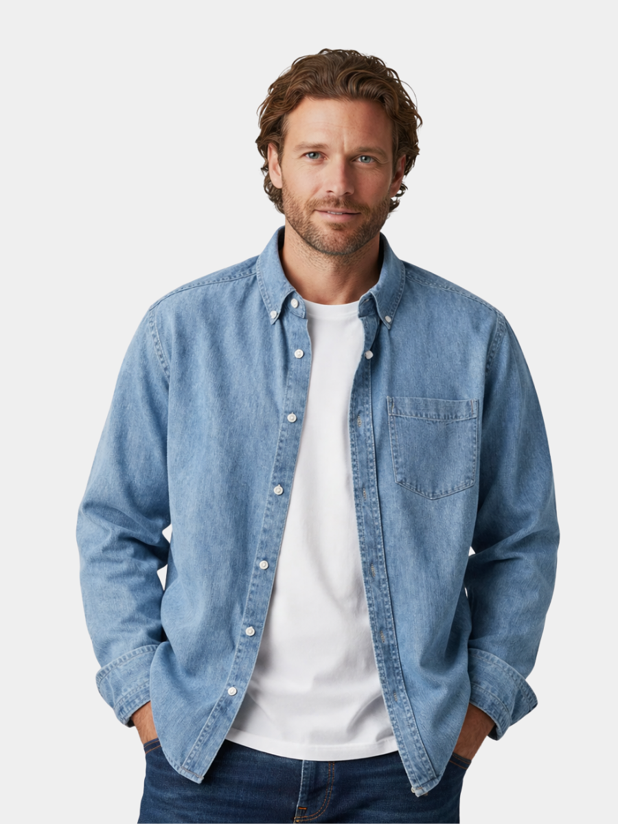 LAURENT MONACO | CHEMISE CLASSIQUE EN COTON POUR HOMMES