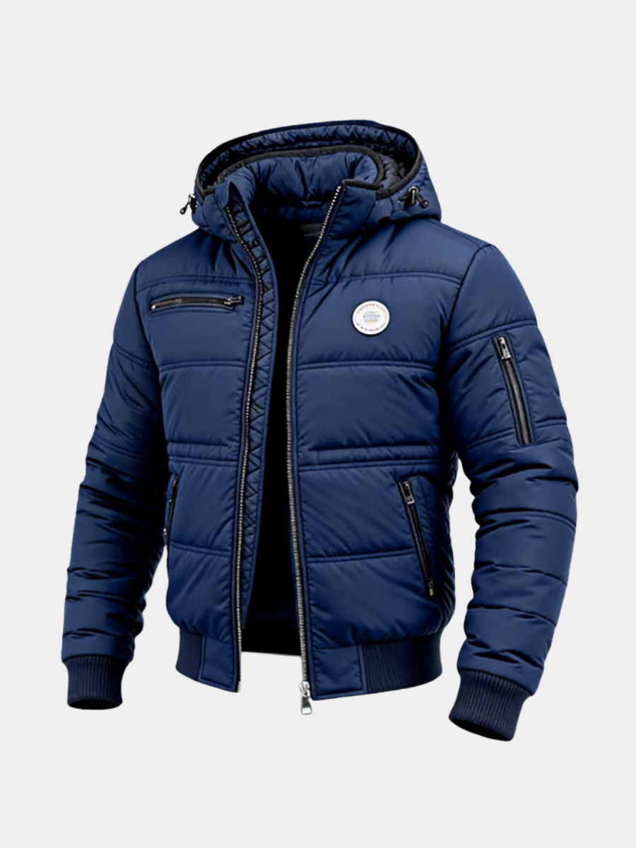 HÉCTOR | CHAQUETA DE INVIERNO CON CAPUCHA CLÁSICA PARA HOMBRE