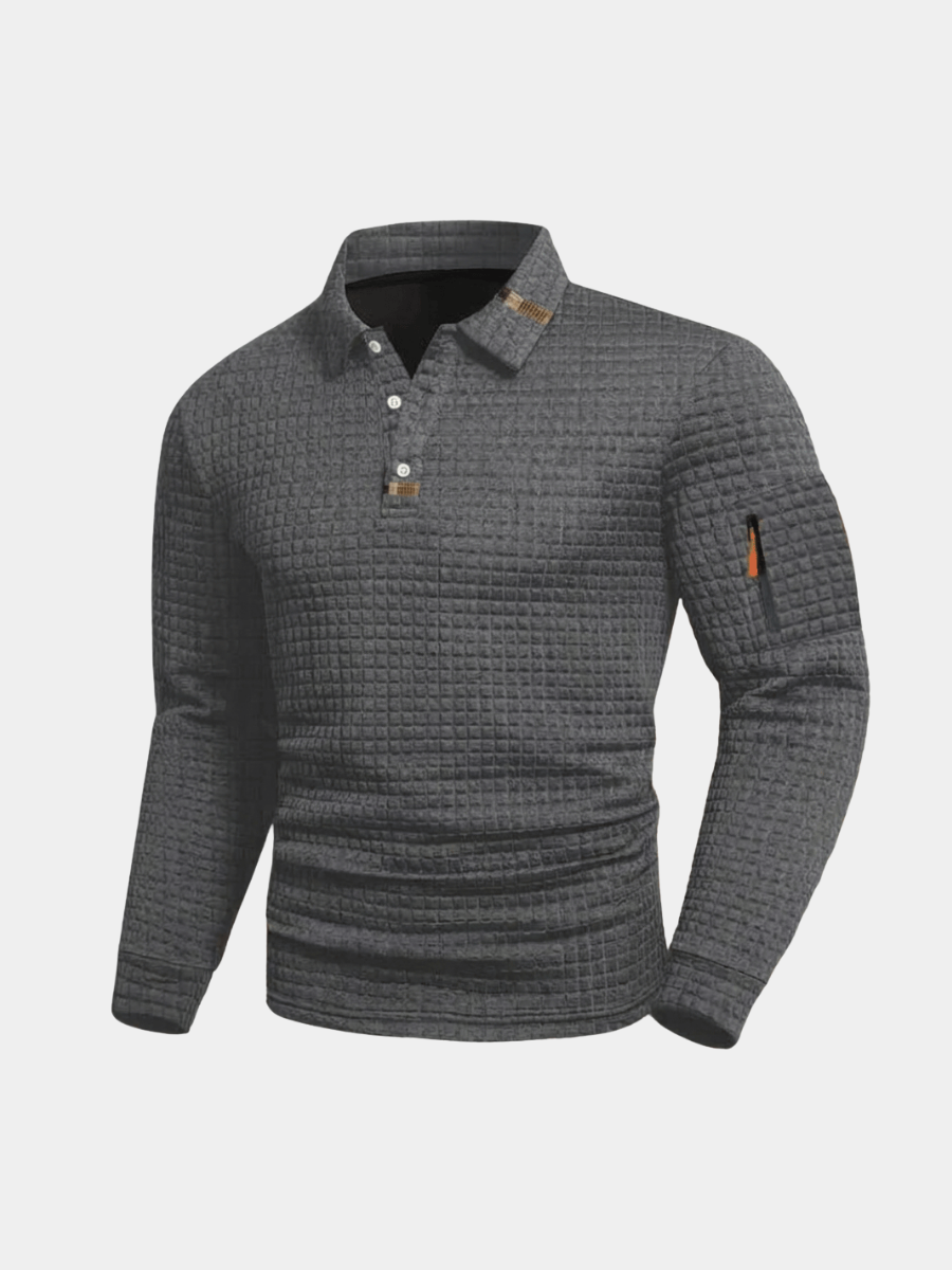 LAURENT MONACO | POLO MATELASSÉ POUR HOMME