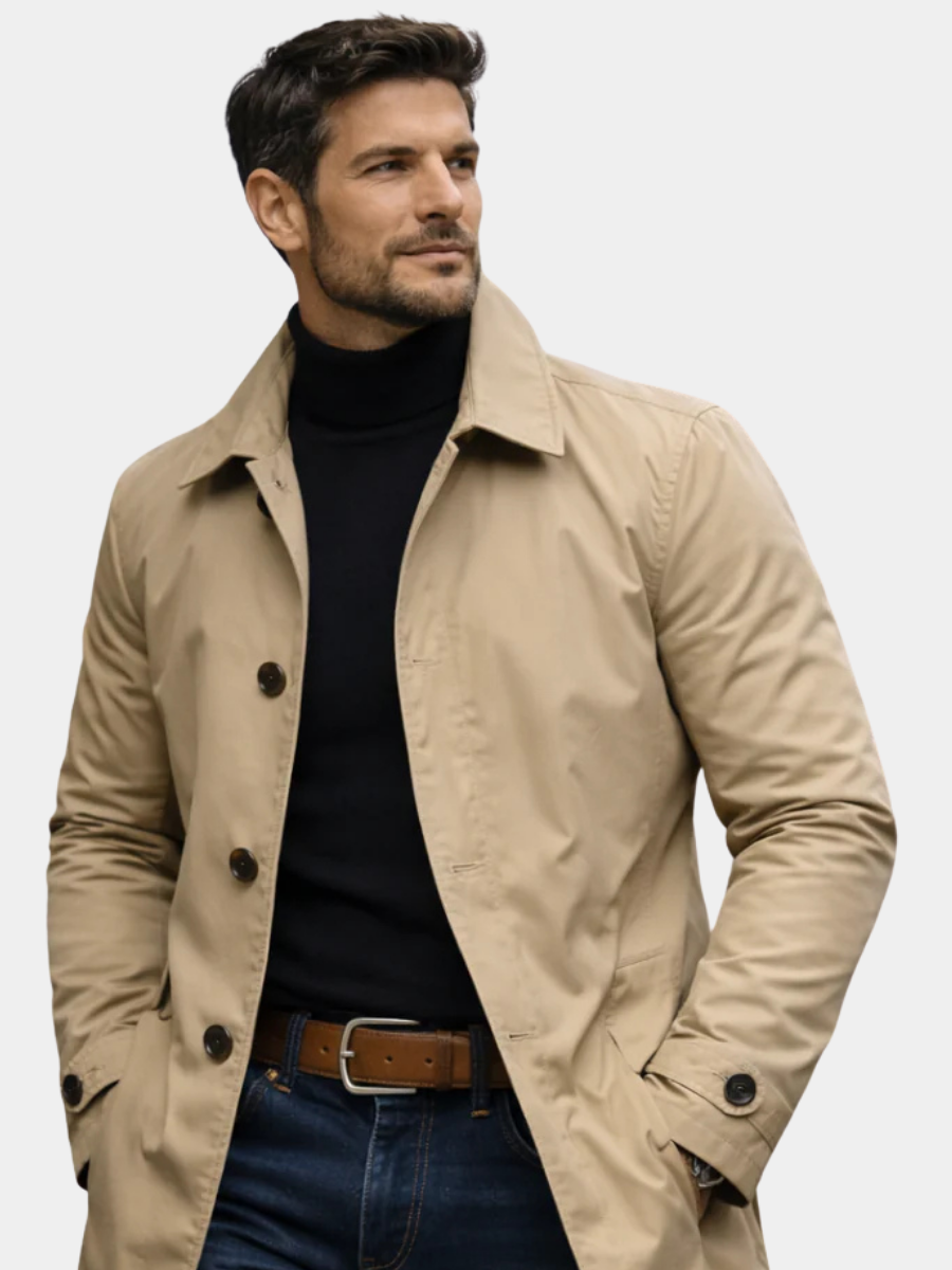 LAURENT MONACO | MANTEAU CLASSIQUE POUR HOMMES