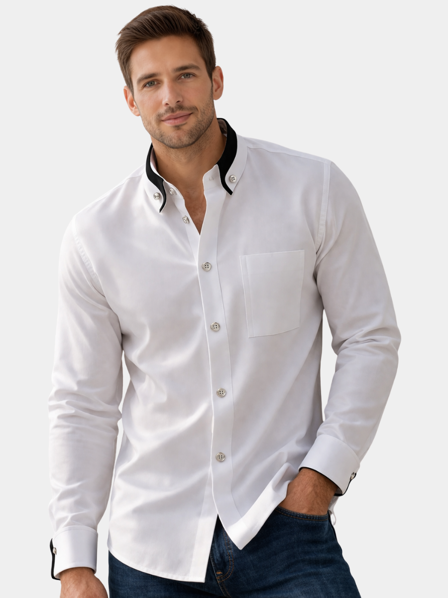 LAURENT MONACO | CHEMISE ÉLÉGANTE CLASSIQUE POUR HOMME