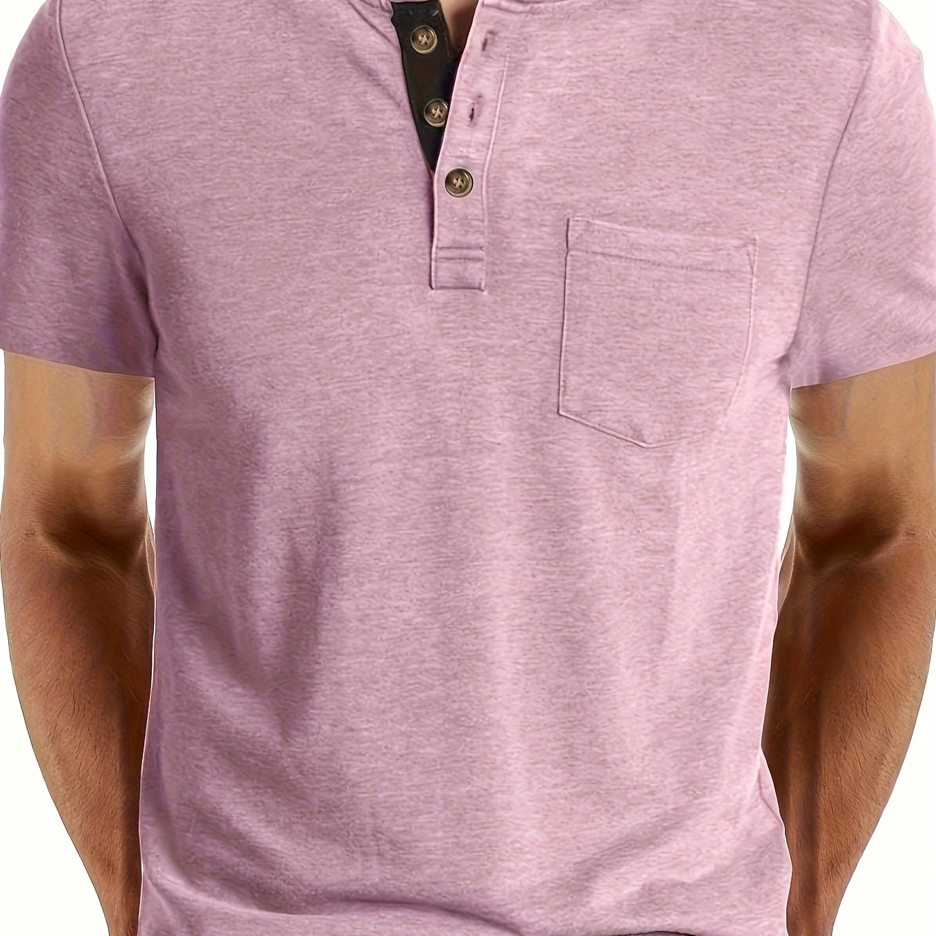 LAURENT MONACO | T SHIRT HENLEY POUR HOMME