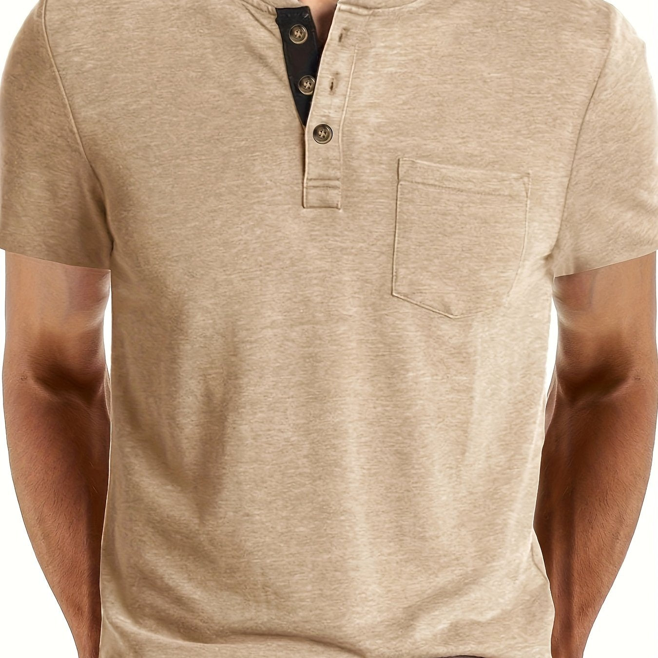 LAURENT MONACO | T SHIRT HENLEY POUR HOMME
