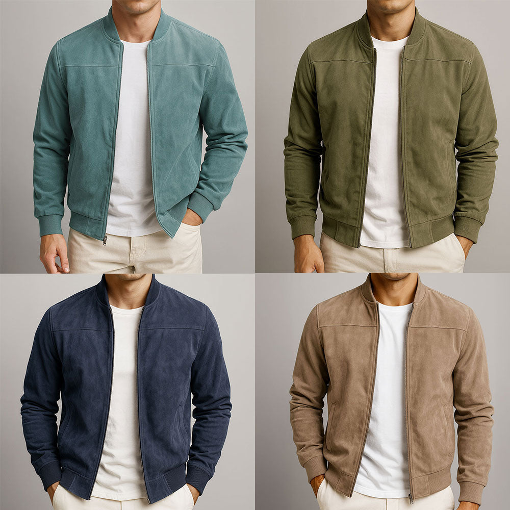 LAURENT MONACO | VESTE EN SUÉDINE POUR HOMME