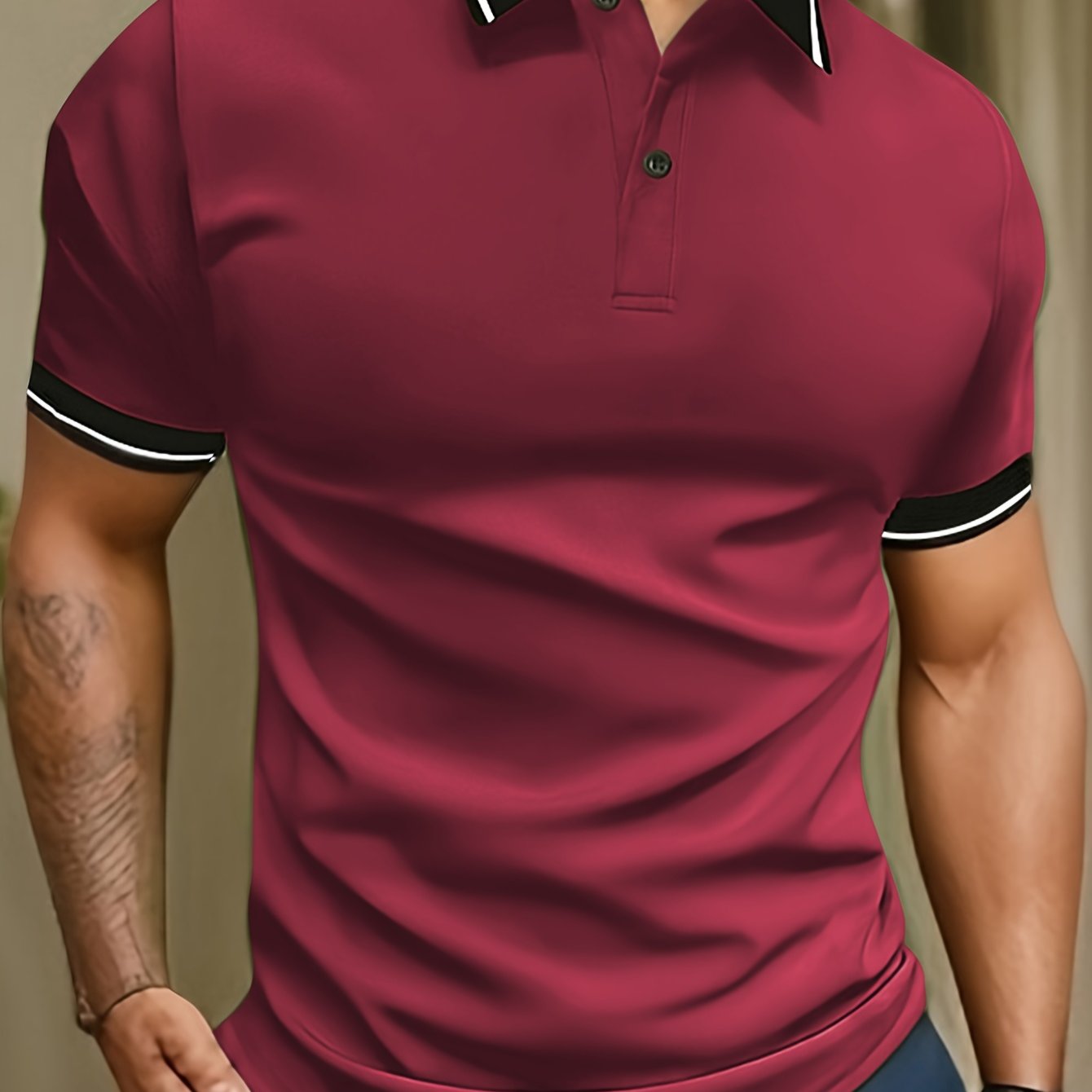 LAURENT MONACO | CHEMISE D'ÉTÉ À COL POUR HOMMES