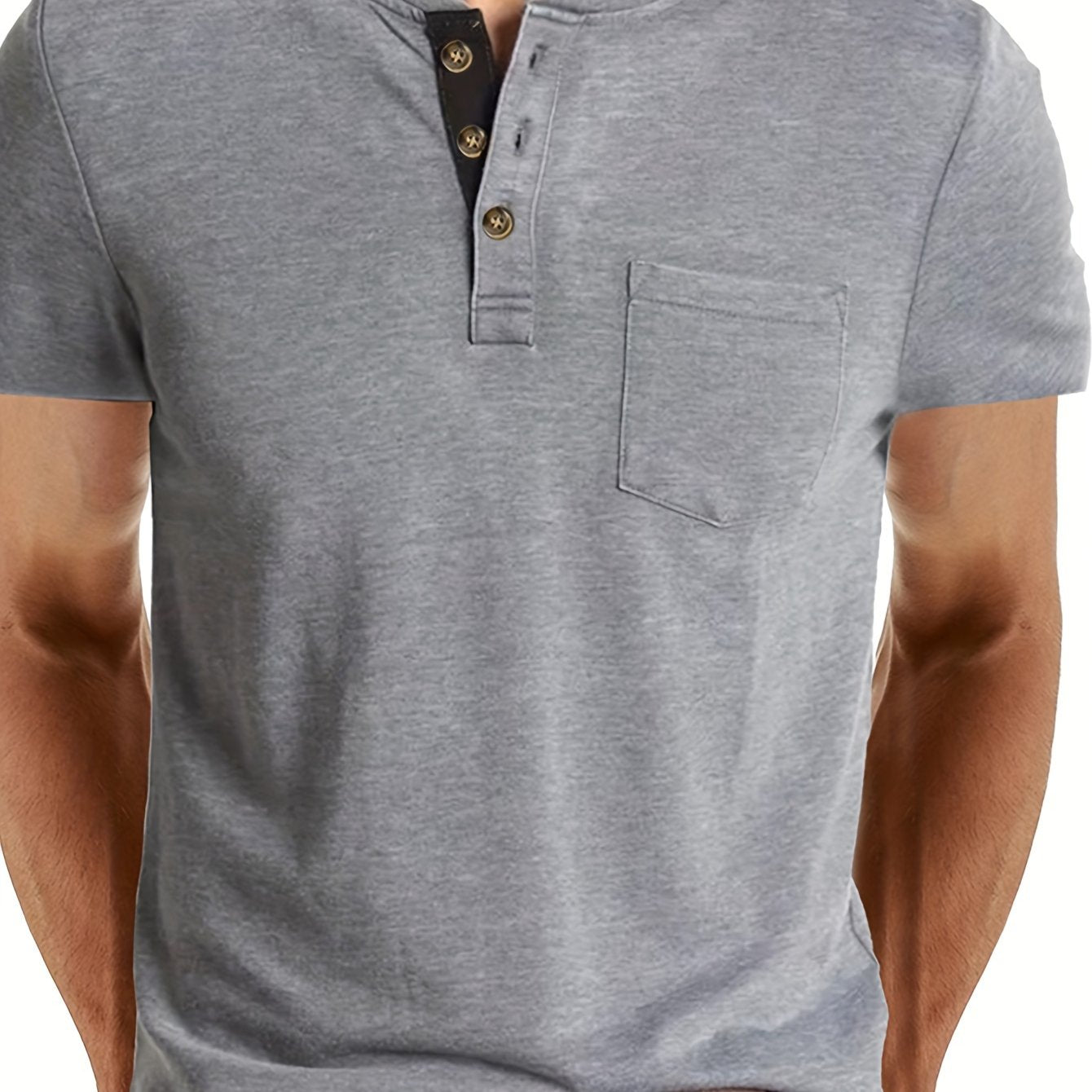 LAURENT MONACO | T SHIRT HENLEY POUR HOMME