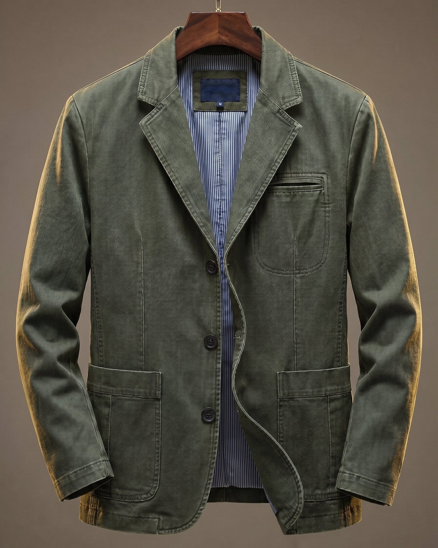 LAURENT MONACO | CHEMISE EN DENIM ÉPAIS POUR HOMMES