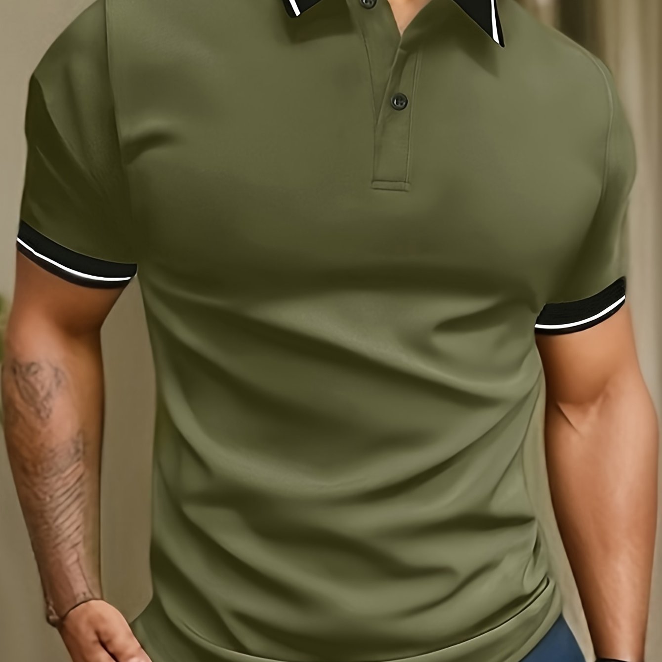 LAURENT MONACO | CHEMISE D'ÉTÉ À COL POUR HOMMES