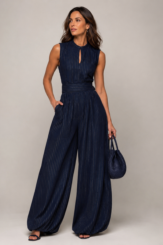 Megan | Mono elegante de pierna ancha