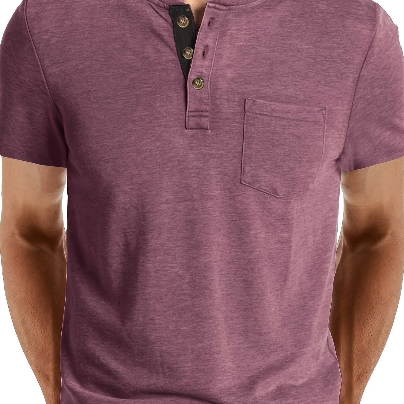 LAURENT MONACO | T SHIRT HENLEY POUR HOMME