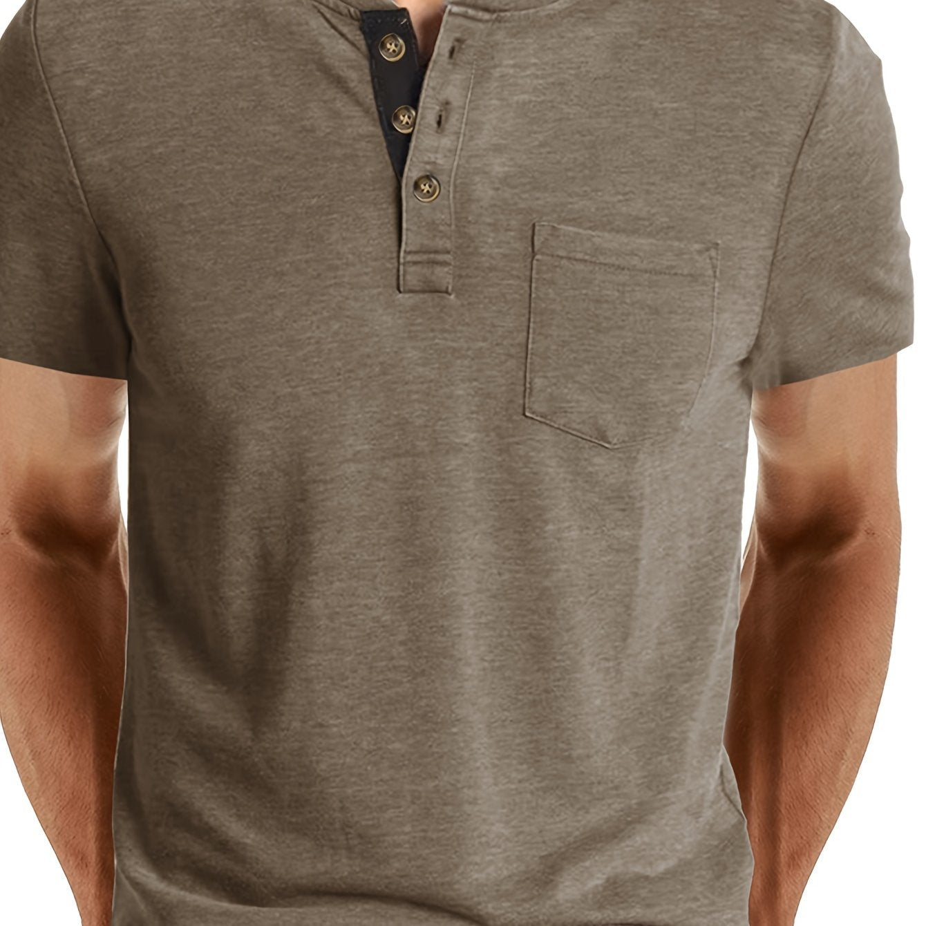 LAURENT MONACO | T SHIRT HENLEY POUR HOMME