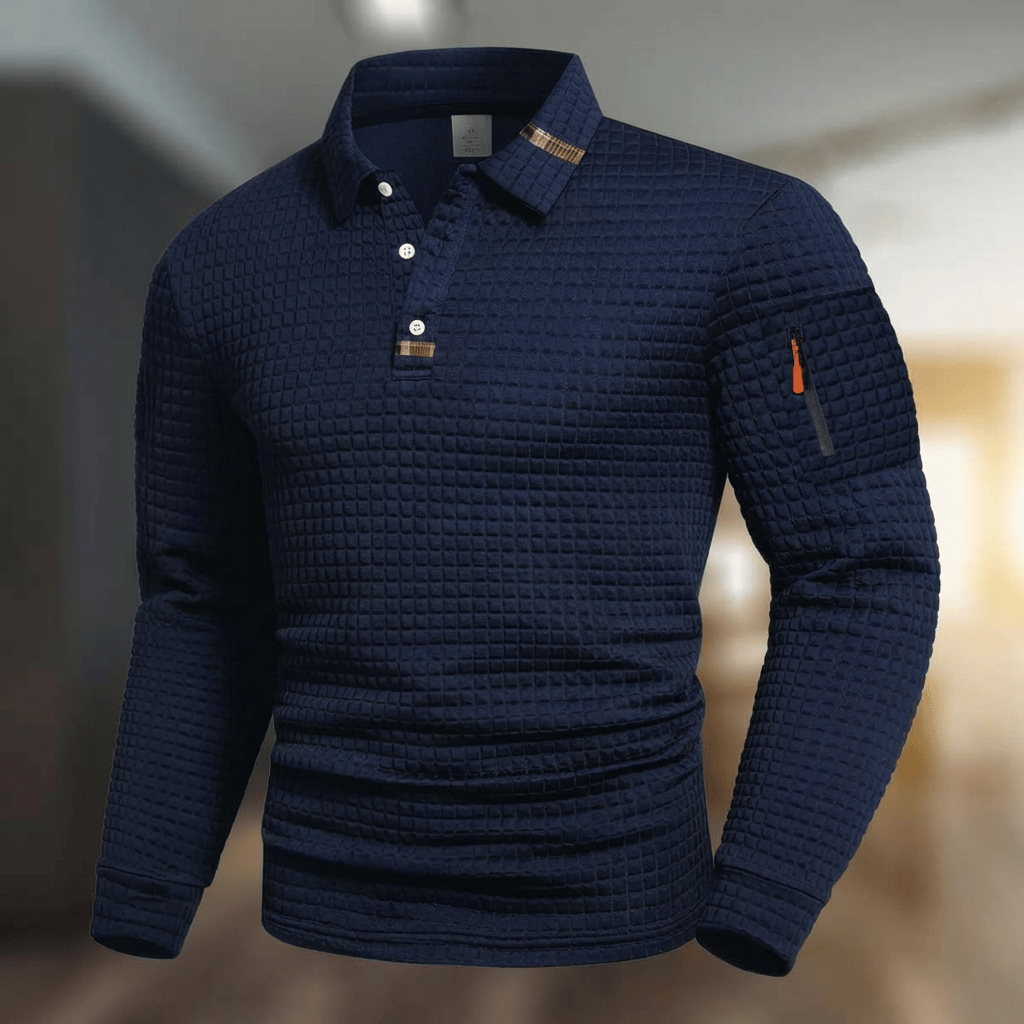 LAURENT MONACO | POLO MATELASSÉ POUR HOMME