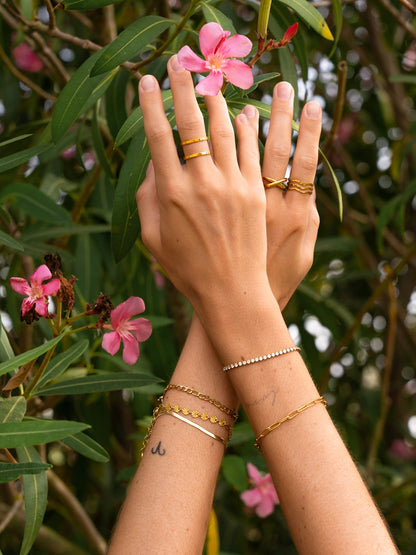 Renata | Pulsera de cadena plana