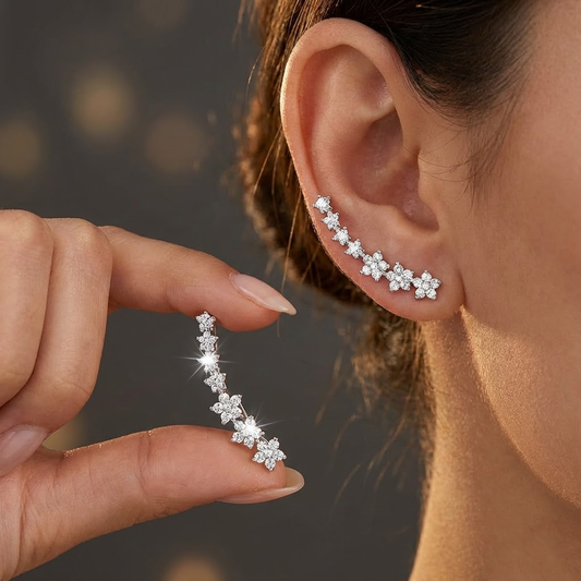 Inés | Pendientes florales atemporales