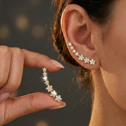 Inés | Pendientes florales atemporales