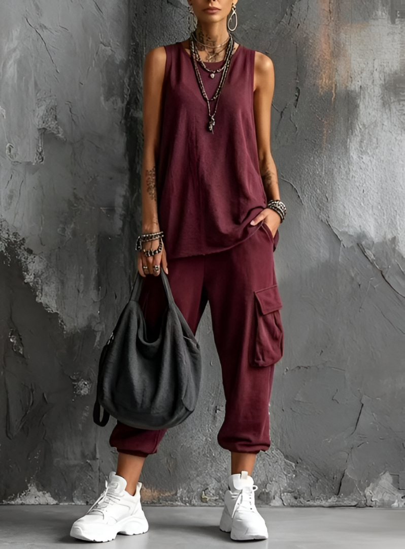 Marlen | Conjunto casual de confort urbano