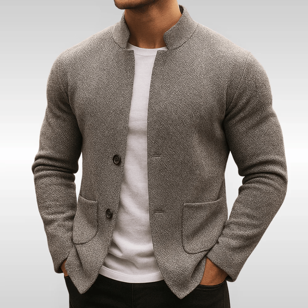 CÉSAR | CHALECO DE PUNTO TEXTURIZADO PARA HOMBRE