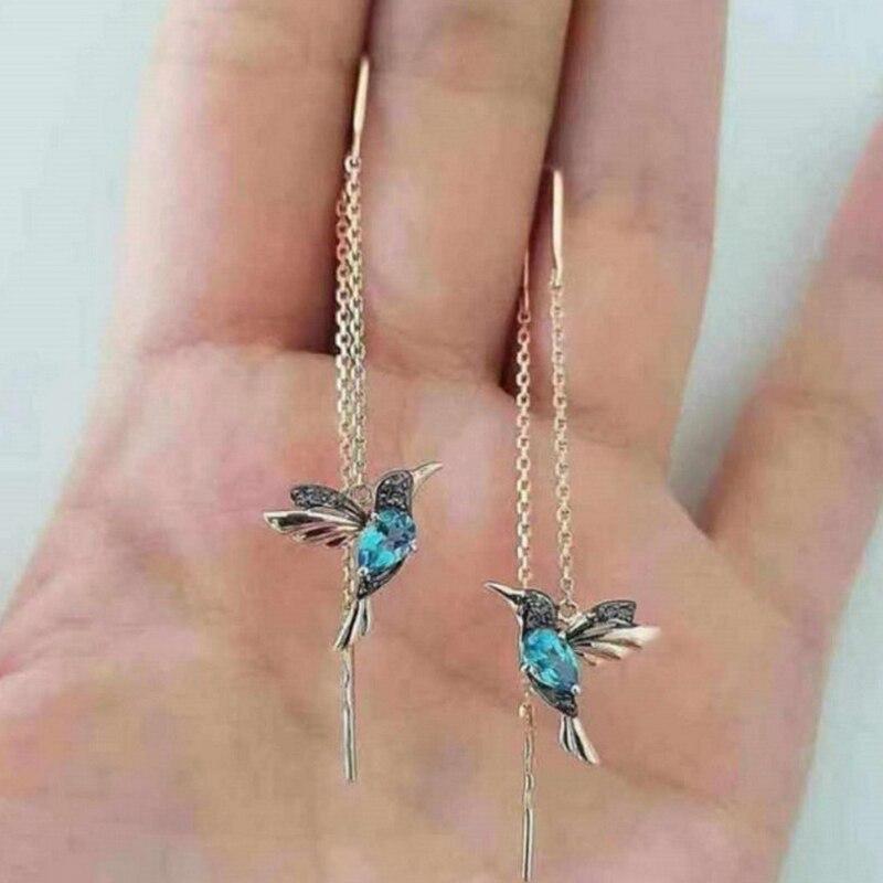Miranda | Pendientes con forma de colibrí