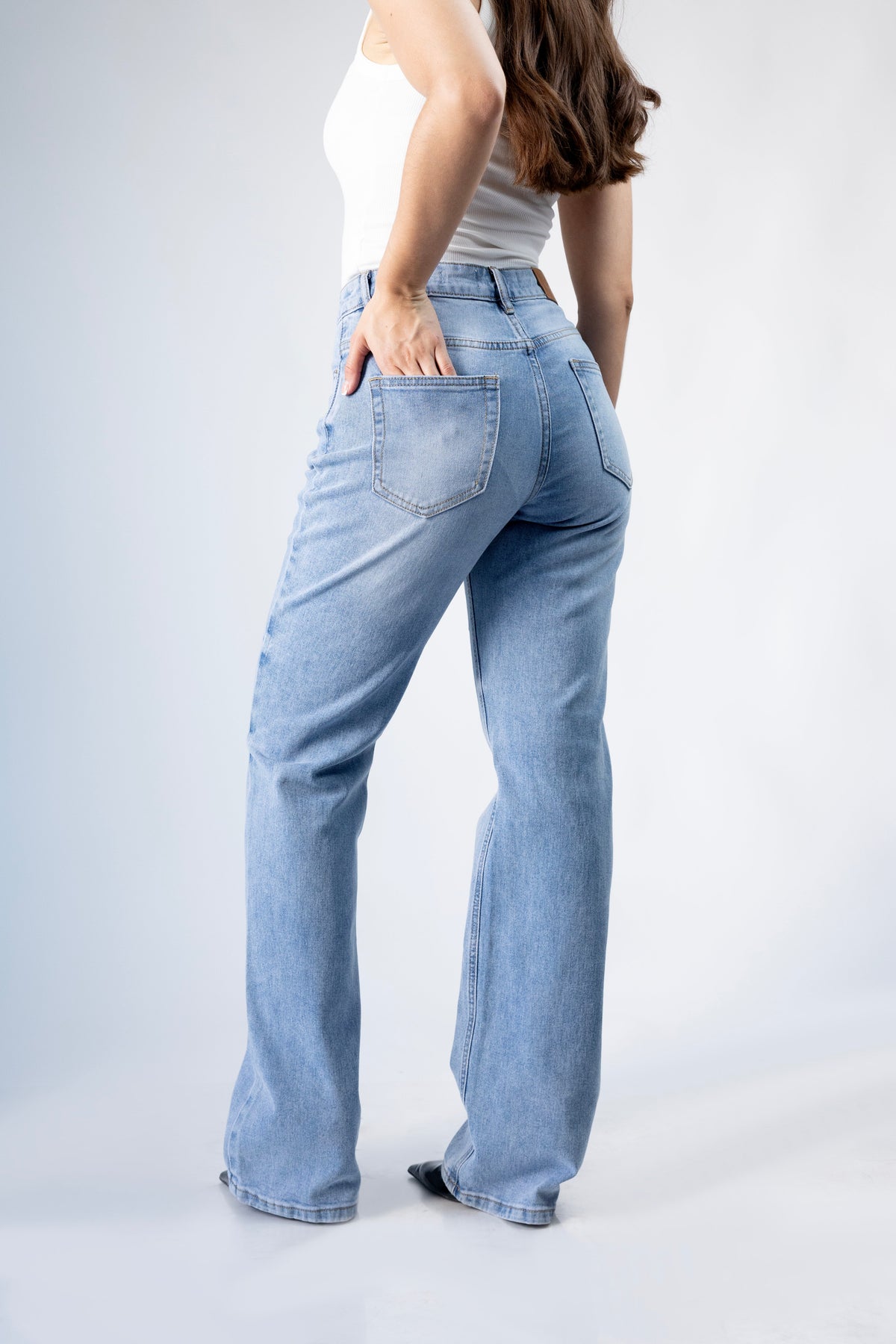 Karla | Pantalón recto azul