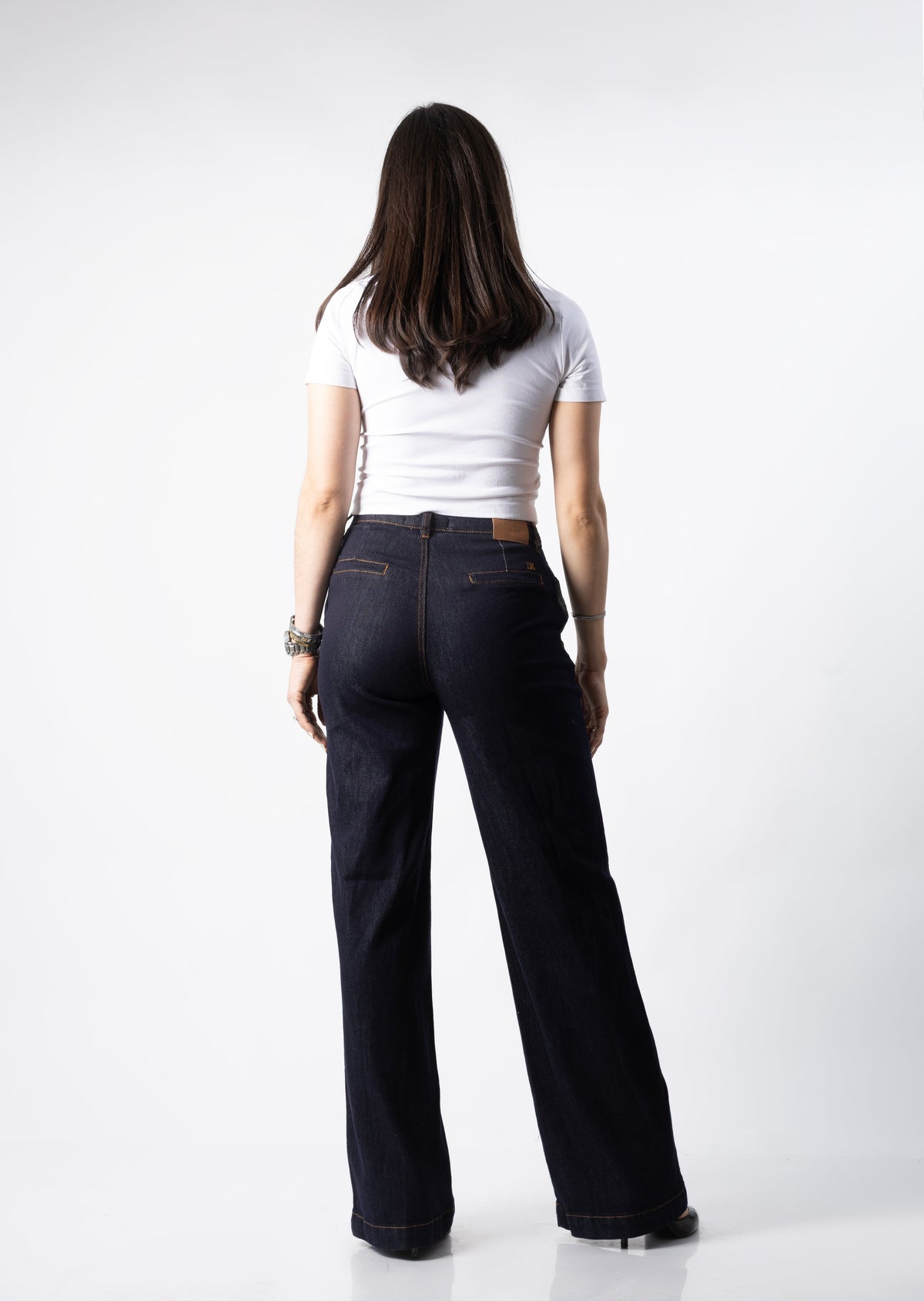 Marina | Pantalón wide leg azul intenso