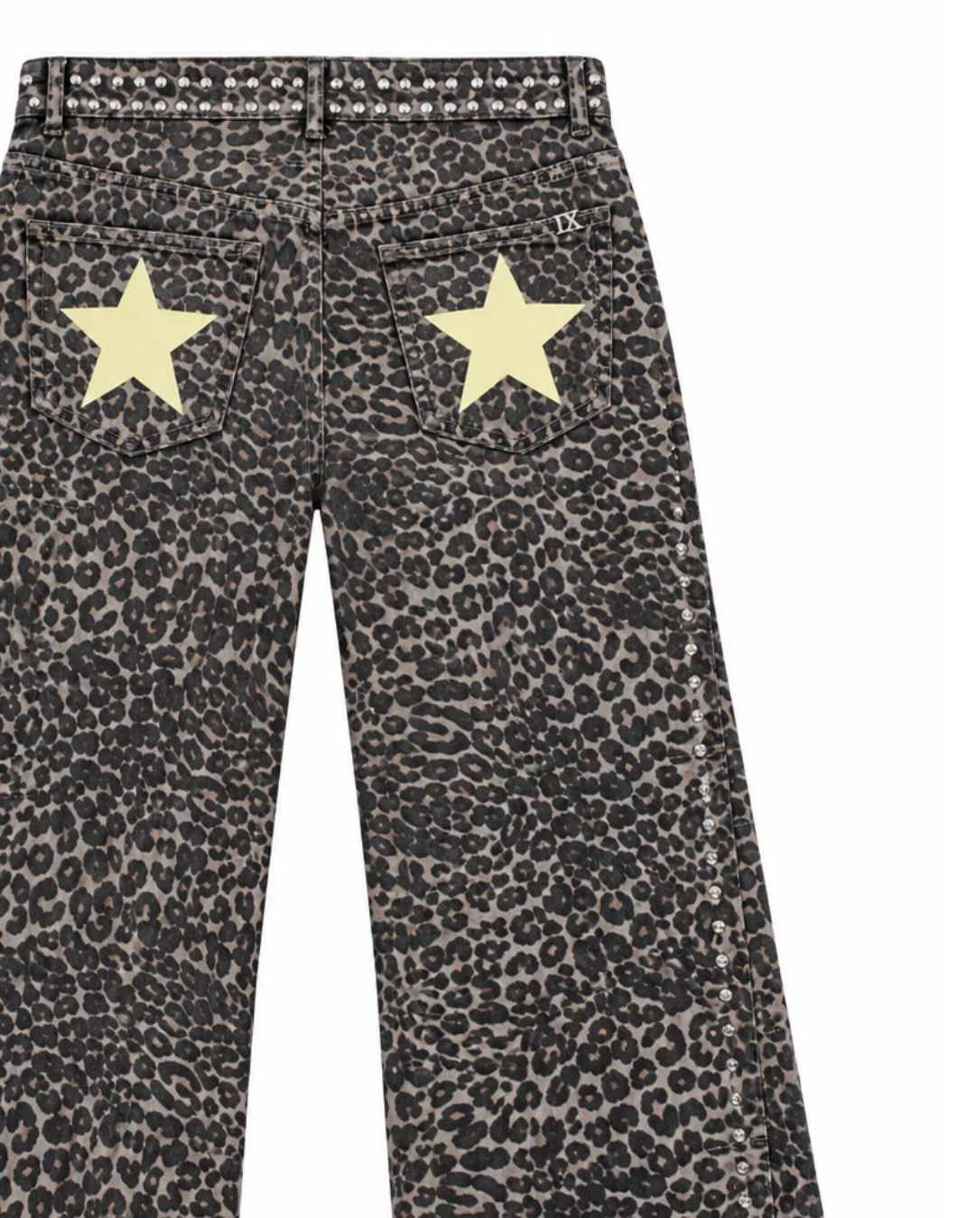 Paola | Pantalón wide leg animal print leopardo