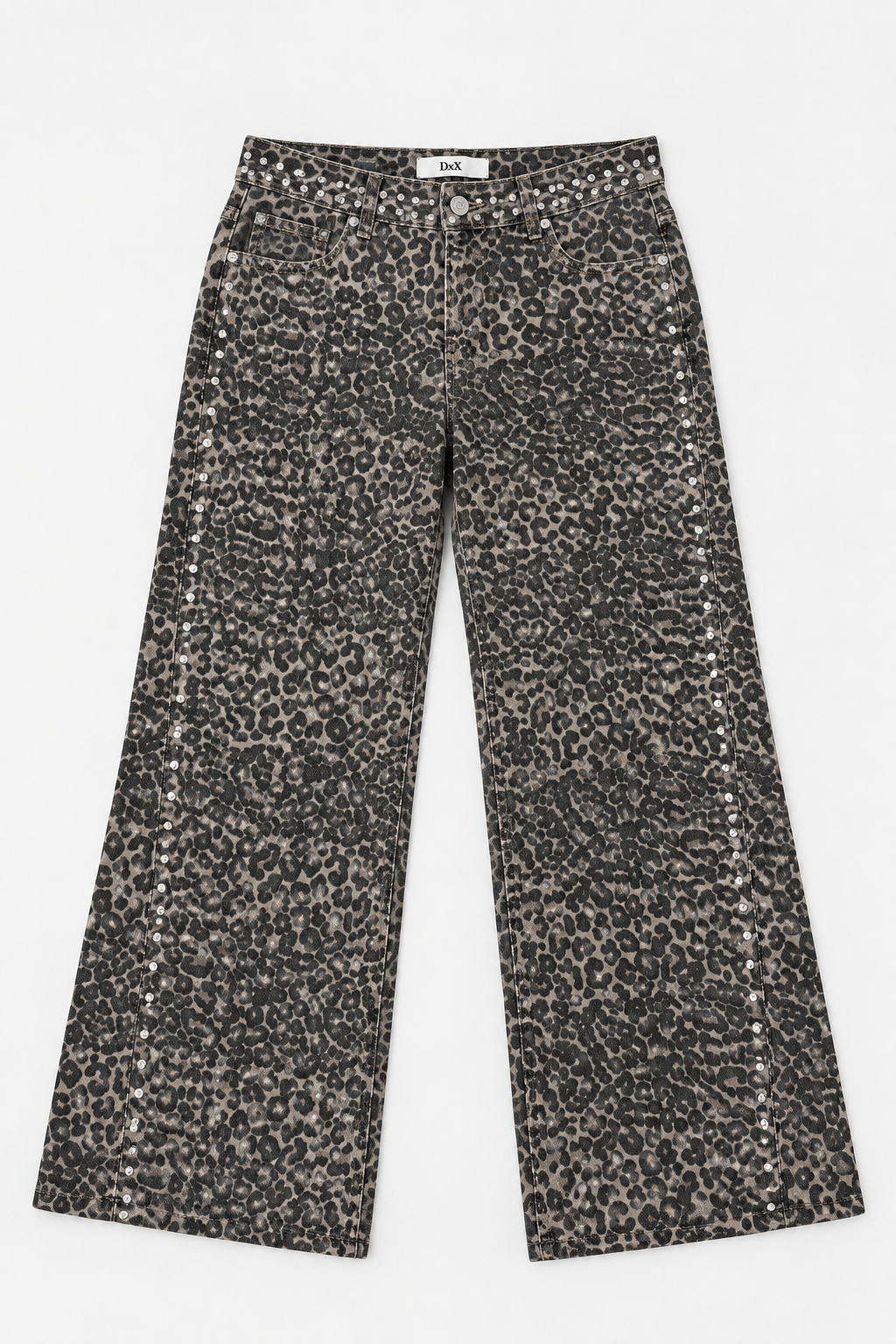 Paola | Pantalón wide leg animal print leopardo