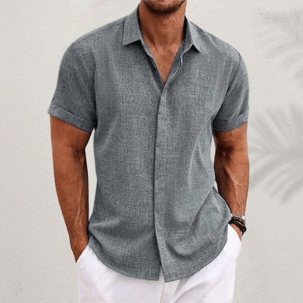 LAURENT MONACO | CHEMISE EN LIN POUR HOMMES