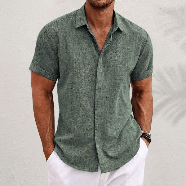 LAURENT MONACO | CHEMISE EN LIN POUR HOMMES