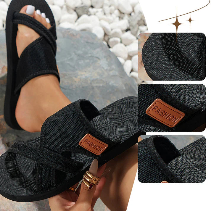 Mía - Sandalias de tiras cruzadas ligeras y cómodas