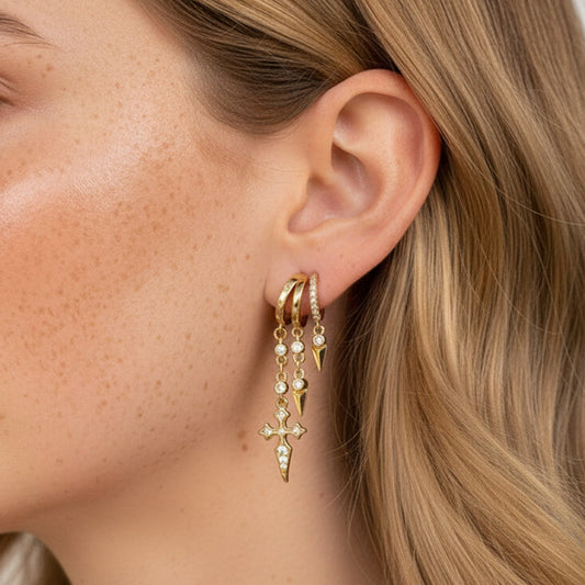 Juego de aretes para mujer