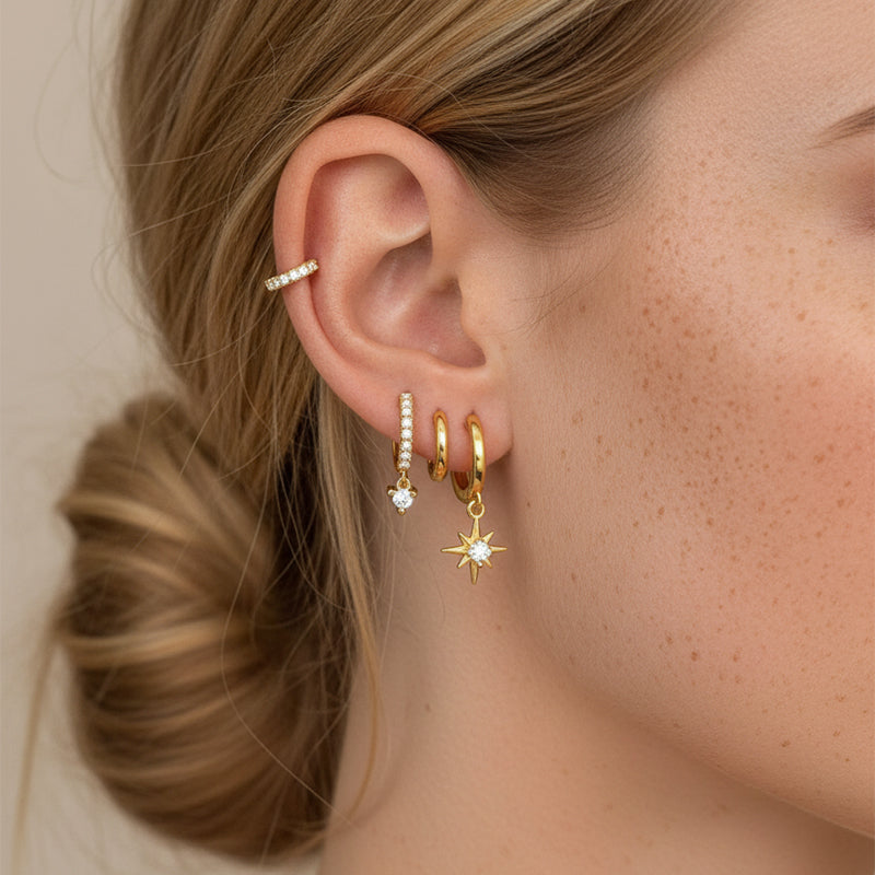 Juego de aretes para mujer