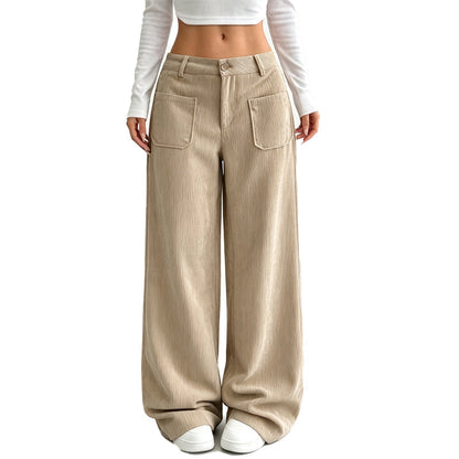 Ali | Pantalón ancho y casual de corte holgado para mujer