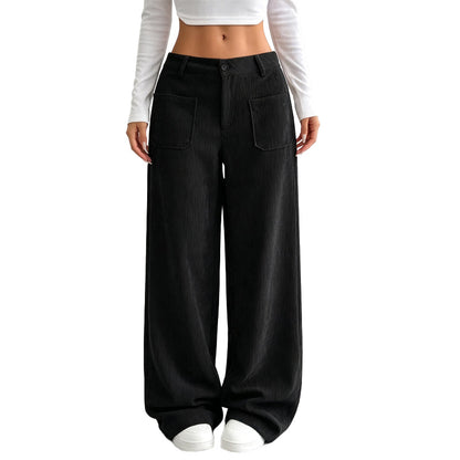 Ali | Pantalón ancho y casual de corte holgado para mujer