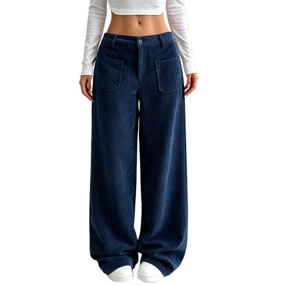 Ali | Pantalón ancho y casual de corte holgado para mujer