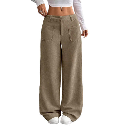 Ali | Pantalón ancho y casual de corte holgado para mujer