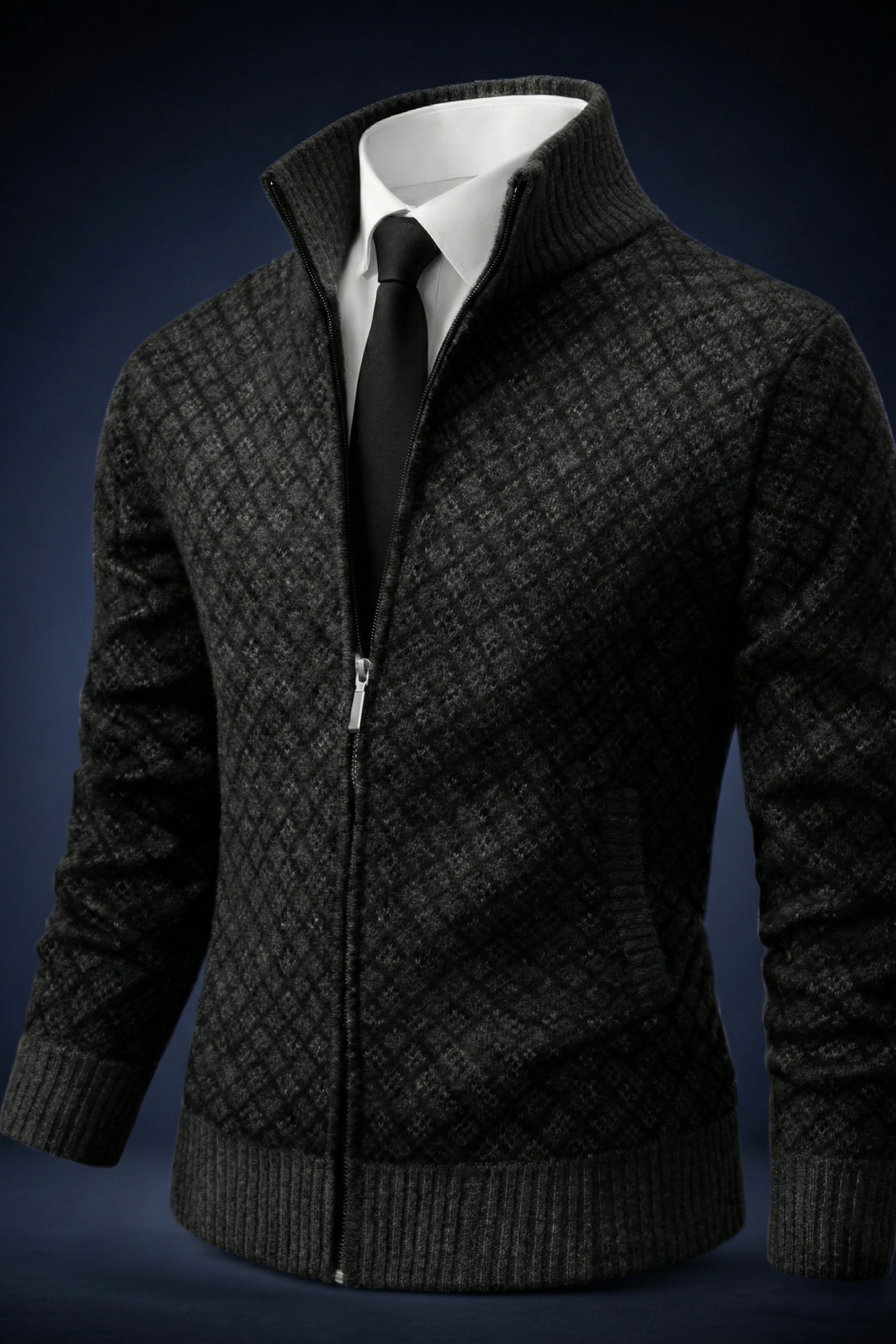DAVID | CHALECO DE PUNTO CON RELIEVE PARA HOMBRE
