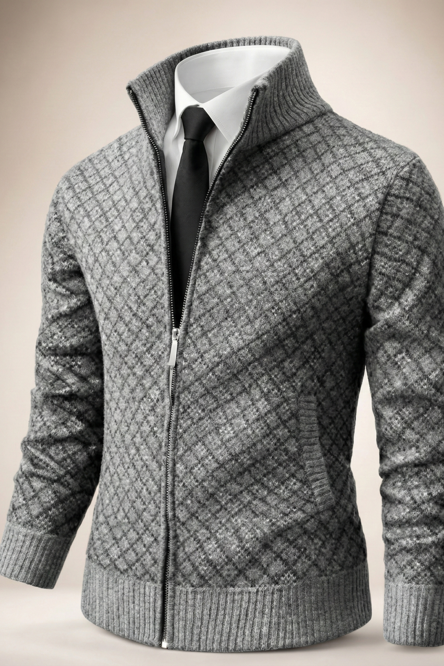 DAVID | CHALECO DE PUNTO CON RELIEVE PARA HOMBRE